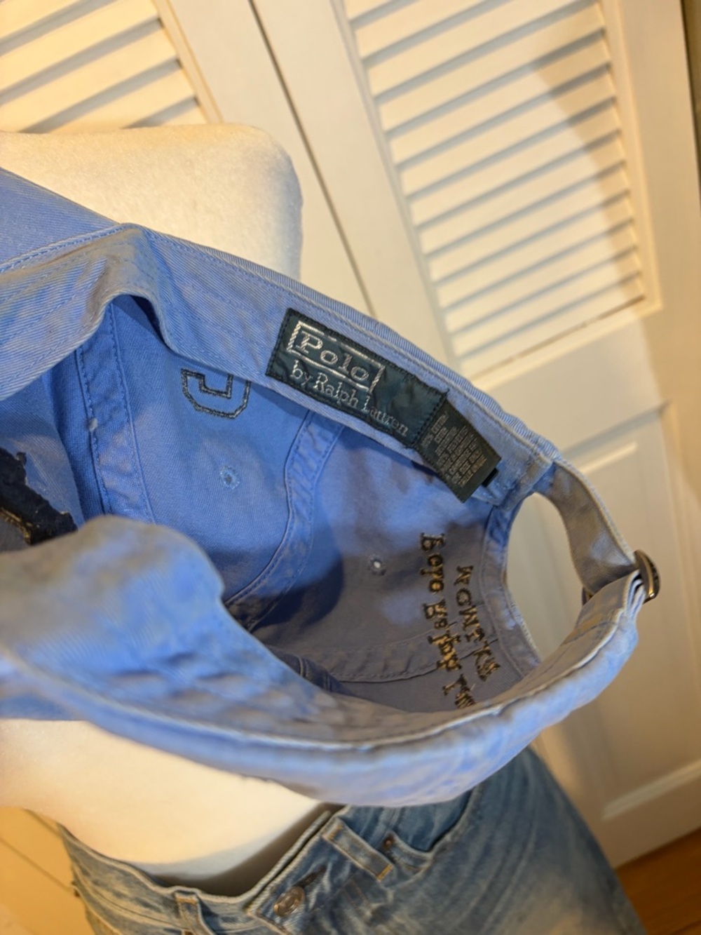 Polo by Ralph Lauren Light Blue Polo Player Baseball Cap - Picture 6 of 7